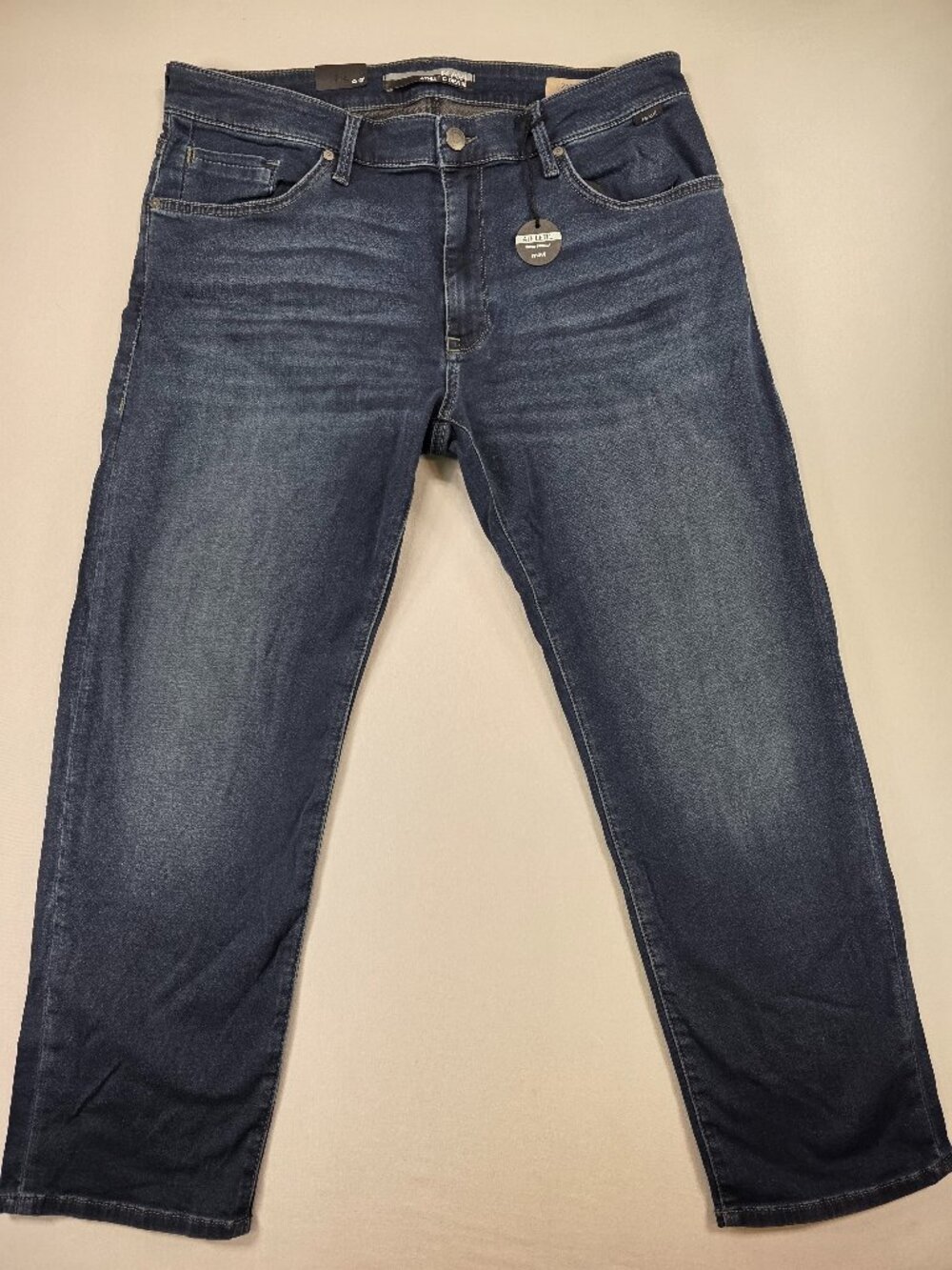 Mavi Zach Straight Leg Athletic Denim Jeans Size 36x28 Blue NWT